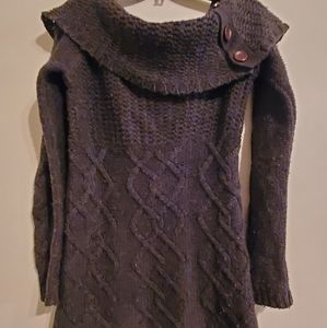 Seduction cowl neck sweater